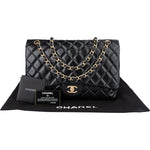 Chanel Quilted Lambskin Maxi Single Flap Crossbody - vintageandkickz
