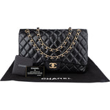 Chanel Quilted Lambskin Maxi Single Flap Crossbody - vintageandkickz