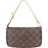 Louis Vuitton Canvas Monogram Pochette Accessoire Handbag