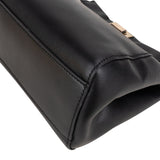 Fendi Black Leather Peekaboo Handbag