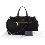 Prada Black Nylon Triangle Handbag