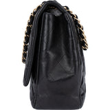Chanel Quilted Lambskin Maxi Single Flap Crossbody - vintageandkickz