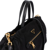 Prada Black Nylon Triangle Handbag