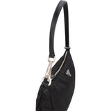 Prada Black Nylon Triangle Shoulder Bag