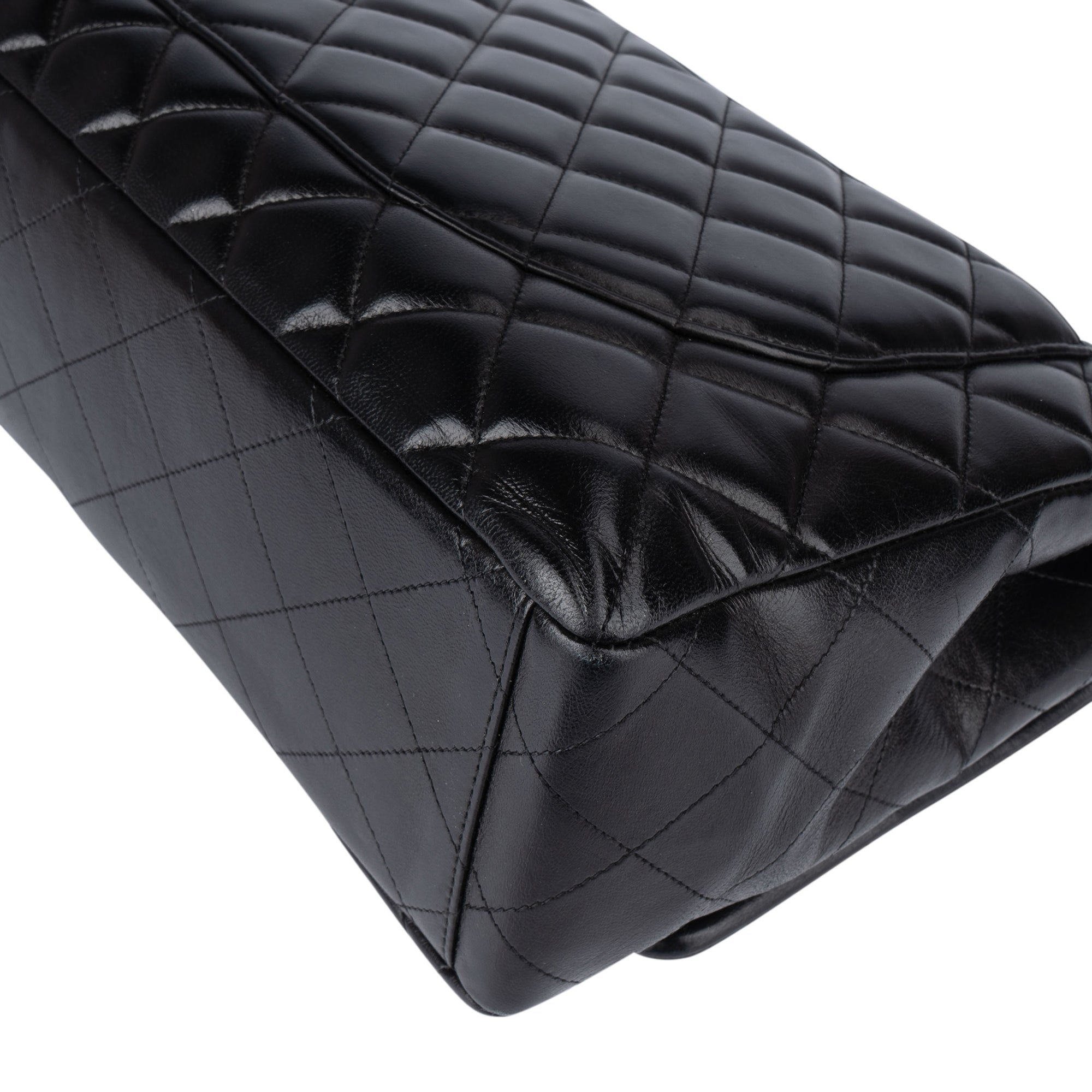 Chanel Quilted Lambskin Maxi Single Flap Crossbody - vintageandkickz