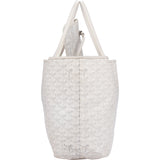 Goyard White Goyardine Monogram Saint Louis PM Handbag