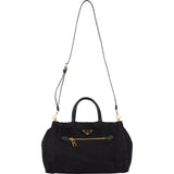 Prada Black Nylon Triangle Handbag
