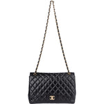 Chanel Quilted Lambskin Maxi Single Flap Crossbody - vintageandkickz