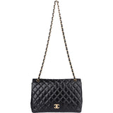 Chanel Quilted Lambskin Maxi Single Flap Crossbody - vintageandkickz