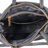 Prada Black Nylon Triangle Handbag