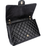 Chanel Quilted Lambskin Maxi Single Flap Crossbody - vintageandkickz