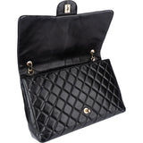 Chanel Quilted Lambskin Maxi Single Flap Crossbody - vintageandkickz