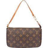 Louis Vuitton Canvas Monogram Pochette Accessoire Handbag
