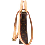 Louis Vuitton Canvas Monogram Petit Sac Plat Handbag