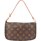 Louis Vuitton Canvas Monogram Pochette Accessoire Handbag