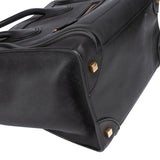 Céline Black Leather Luggage Handbag