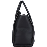 Celine Black Leather Luggage Handbag