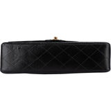 Chanel Quilted Lambskin 24K Gold Medium Double Flap Shoulder Bag