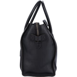 Celine Black Leather Luggage Handbag