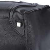 Celine Black Leather Luggage Handbag