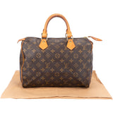 Louis Vuitton Canvas Monogram Speedy 30 Handbag