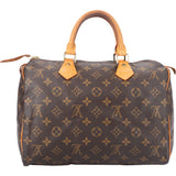 Louis Vuitton Canvas Monogram Speedy 30 Handbag