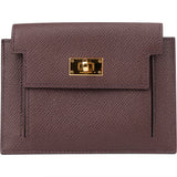 Hermès Epsom Leather Kelly Pocket Wallet Laiton
