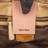 Miu Miu Classic Leather City Handbag