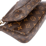 Louis Vuitton Canvas Monogram Multi Pochette Crossbody Bag