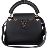 Louis Vuitton Taurillon Leather Flower Mini Capucines BB Handbag
