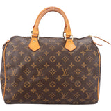 Louis Vuitton Canvas Monogram Speedy 30 Handbag