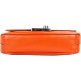Prada Patent Leather Saffiano Lock Crossbody Bag