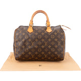 Louis Vuitton Canvas Monogram Speedy 30 Handbag