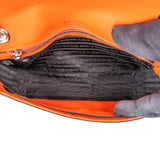 Prada Patent Leather Saffiano Lock Crossbody Bag