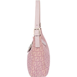 Fendi Lilac FF Monogram Baguette Buckle Handbag