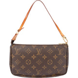 Louis Vuitton Canvas Monogram Pochette Accessoire Handbag