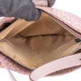 Fendi Lilac FF Monogram Baguette Buckle Handbag