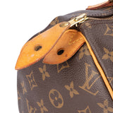 Louis Vuitton Canvas Monogram Speedy 30 Handbag