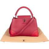 Louis Vuitton Taurillon Leather Capucines MM Handbag