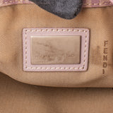 Fendi Lilac FF Monogram Baguette Buckle Handbag