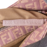 Fendi Lilac FF Monogram Baguette Buckle Handbag