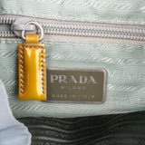 Prada Blue Nylon Triangle Backpack