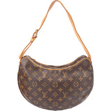 Louis Vuitton Canvas Monogram Croissant MM Shoulder Bag