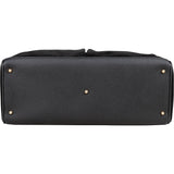 Gucci Black Suede Bamboo Handbag