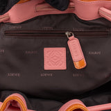 Loewe Rose Leather Cord Handbag