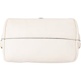 Prada White Leather Vitello Handbag