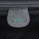 Gucci Black Suede Bamboo Handbag