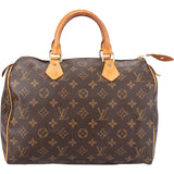 Louis Vuitton Canvas Monogram Speedy 30 Handbag