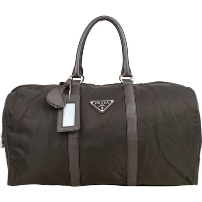 Prada Nylon Triangle Duffle Bag 48 - vintageandkickz