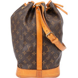 Louis Vuitton Canvas Monogram Sac Noe Grande Shoulder Bag